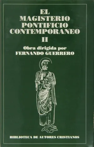 EL MAGISTERIO PONTIFICIO CONTEMPORANEO